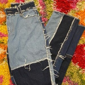 Jaded London multi color jeans